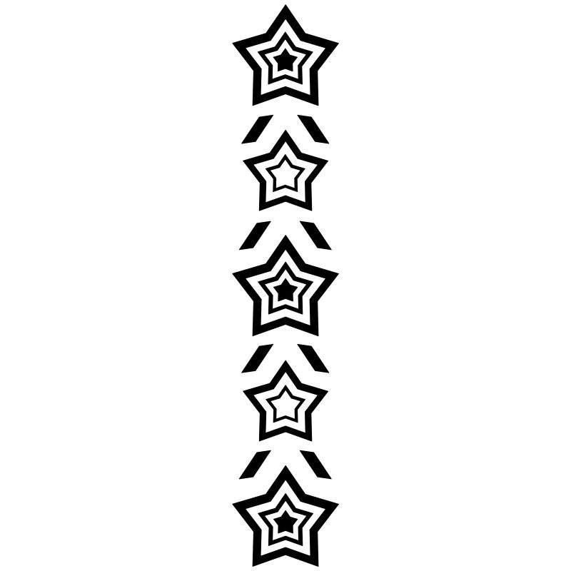 Rangée d’étoiles
