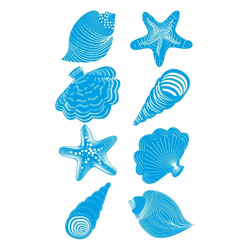 Shells and starfish