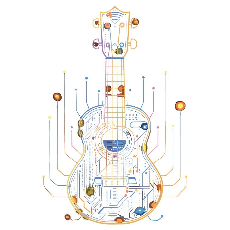 Ukulele Drawing