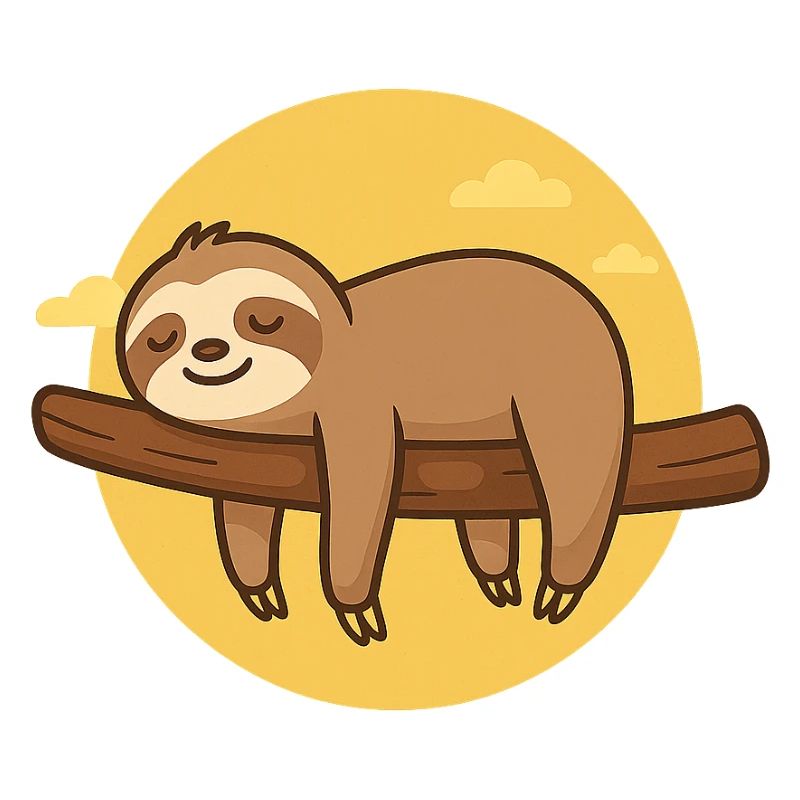 Faultier auf Baum