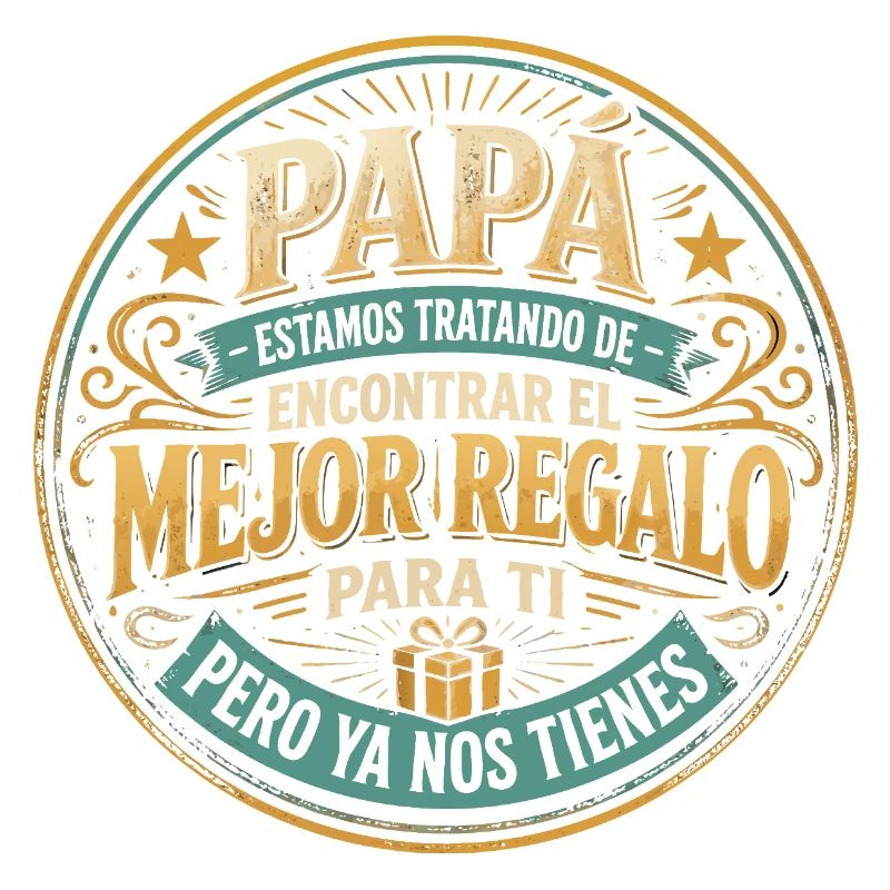 Papa Beste Geschenk Kinder Spanisch Design
