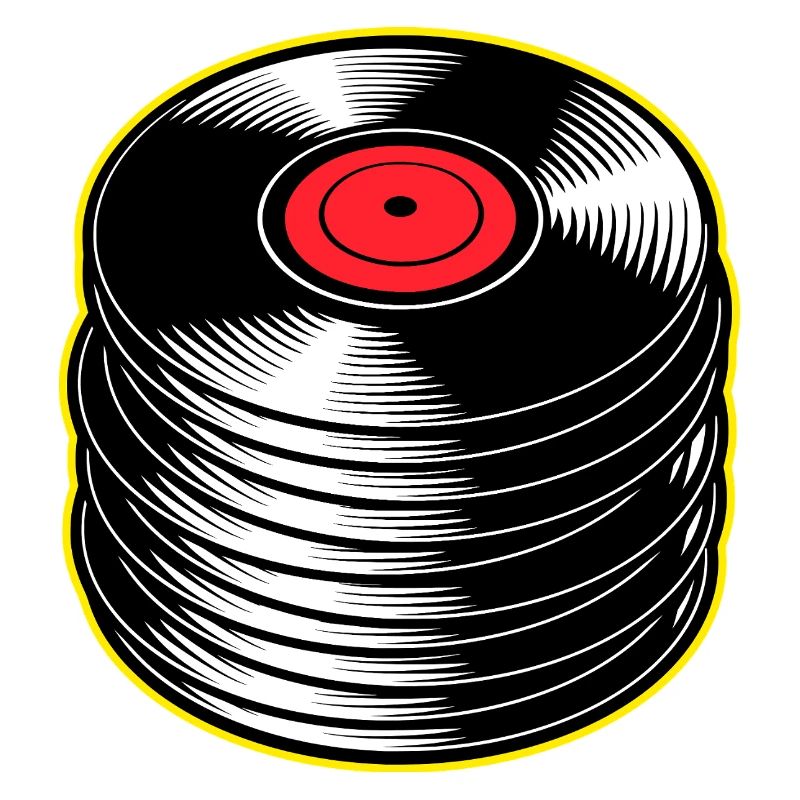Stack d’albums vinyles