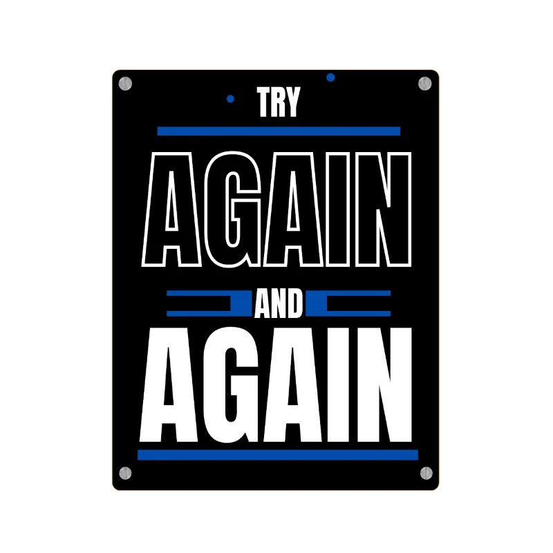 Try again