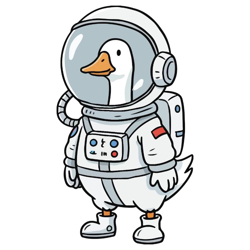 Astronaute de l’Oie de l’Espace