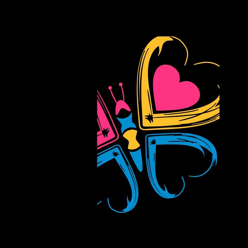 papillon coeur
