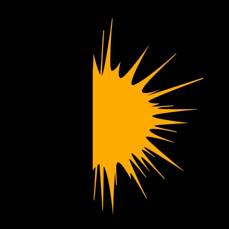flash | explosion | Sun orange | Vectorgraphic