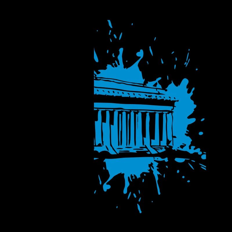Acropolis in a Splash (Vectorgraphic)