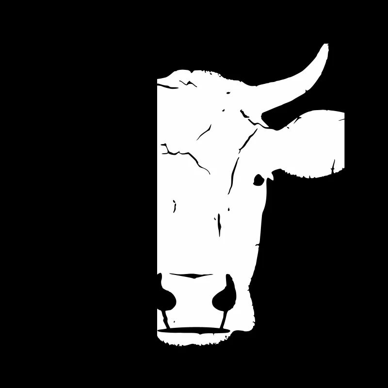 Cow Head Bull Cattle Portrait Vector