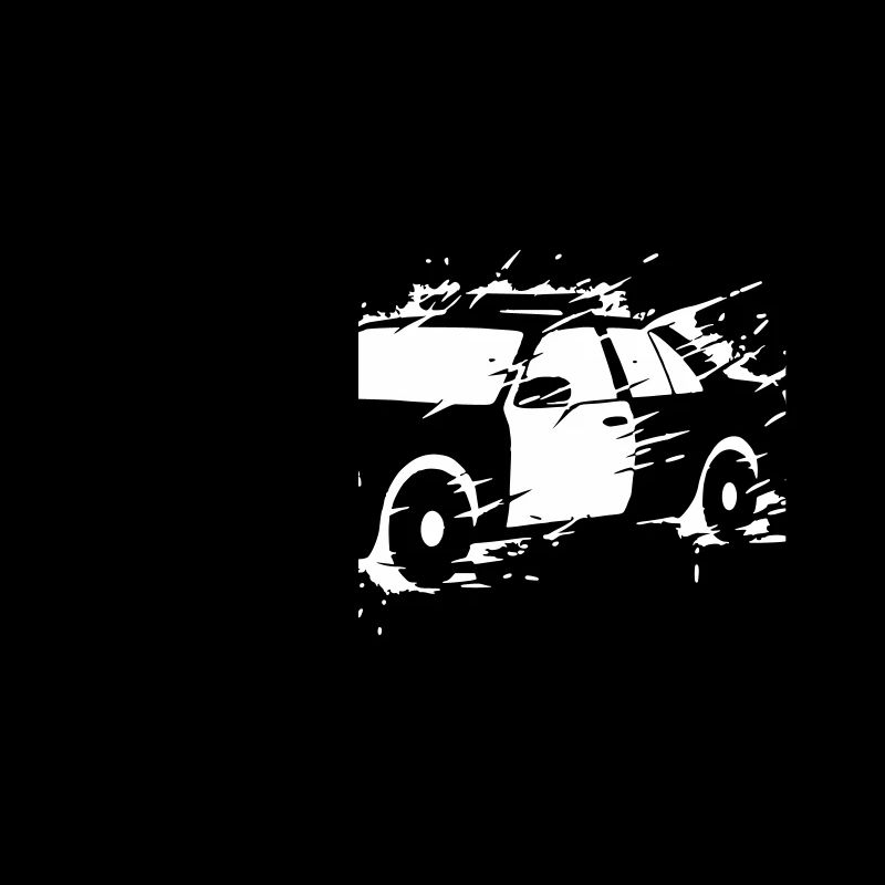 Polizei Auto Action Explosion Vektor
