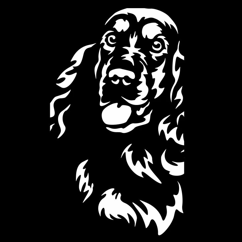 Cocker Spaniel Head « Black Edition »