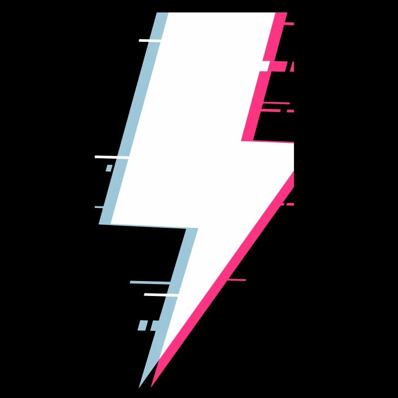 Lightning Style Retro Digital Lightning