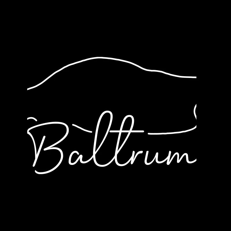 Baltrum | Map line art minimalism