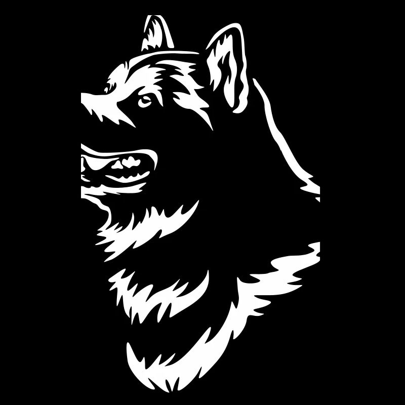Alaskan Malamute Head "Black Edition"