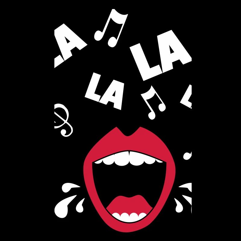 Fröhliches La La La La - Sing - Shirt