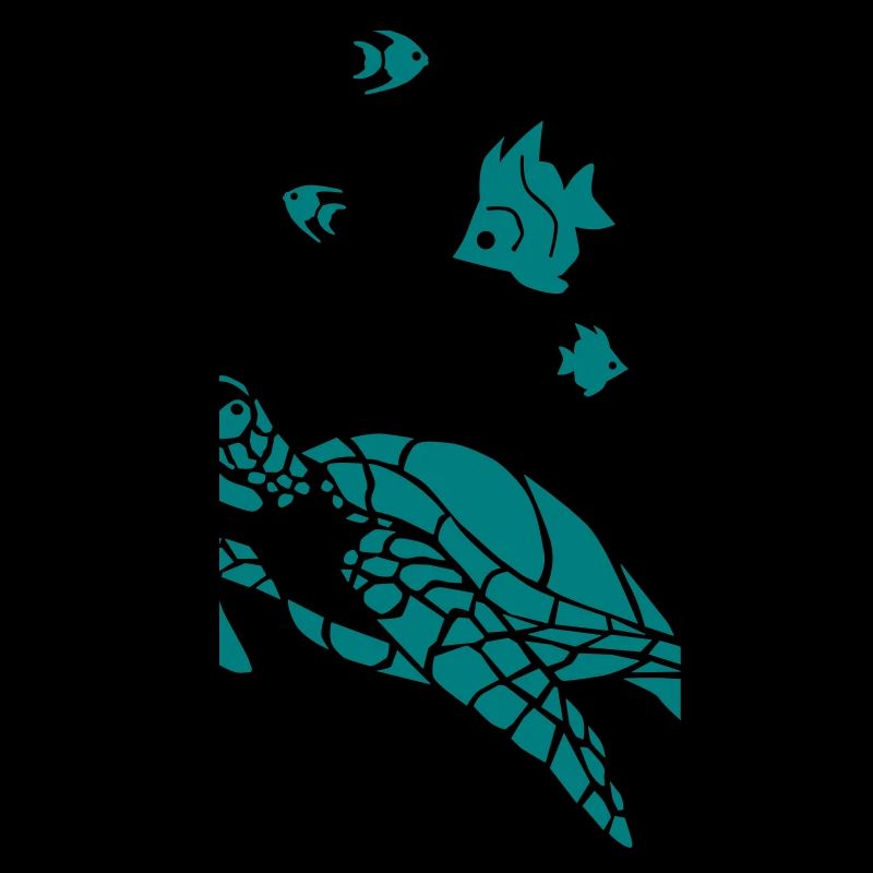Turtle anf Flag fish