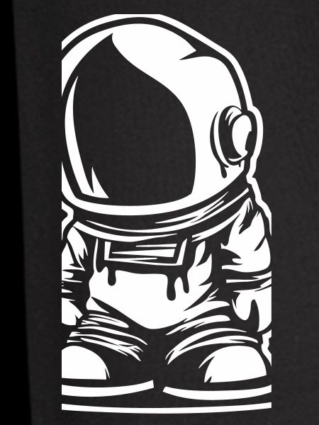 Cartoon style astronaut design