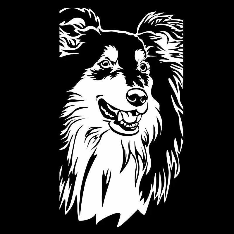 Collie Head "Black Edition"