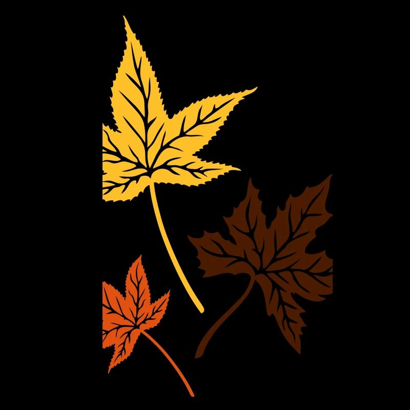 Les feuilles d'automne. Érable, été indien. Canada