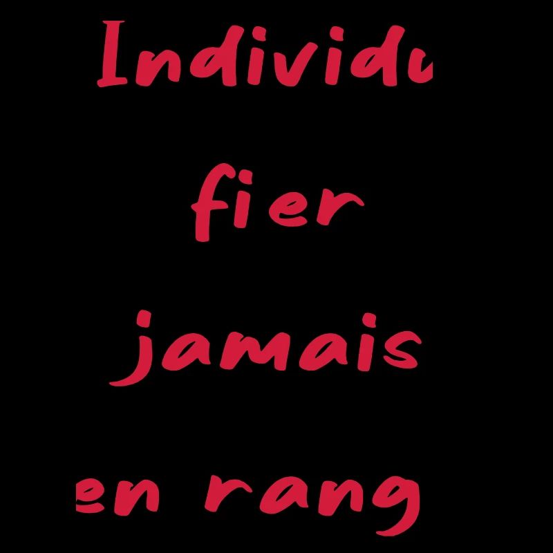 Fier jamais en rang !