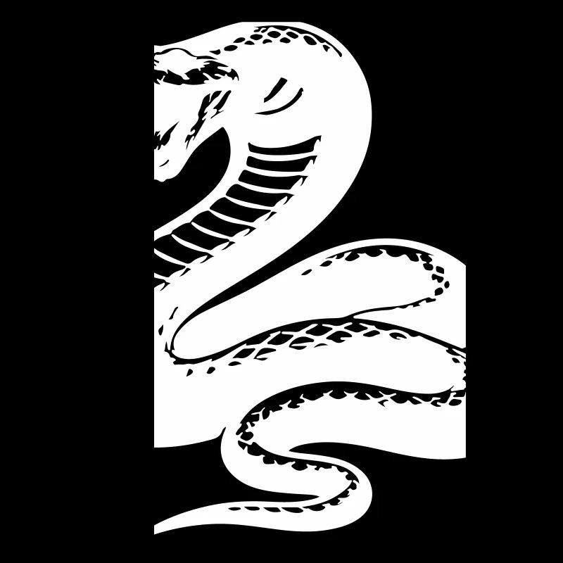 Silhouette du python serpent