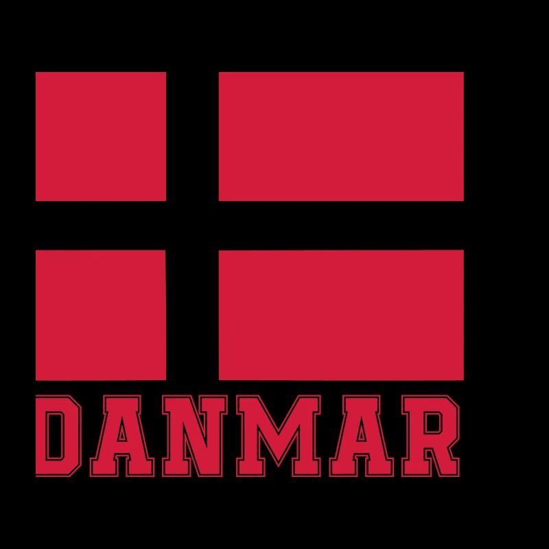 Drapeau géométrique du Danmark