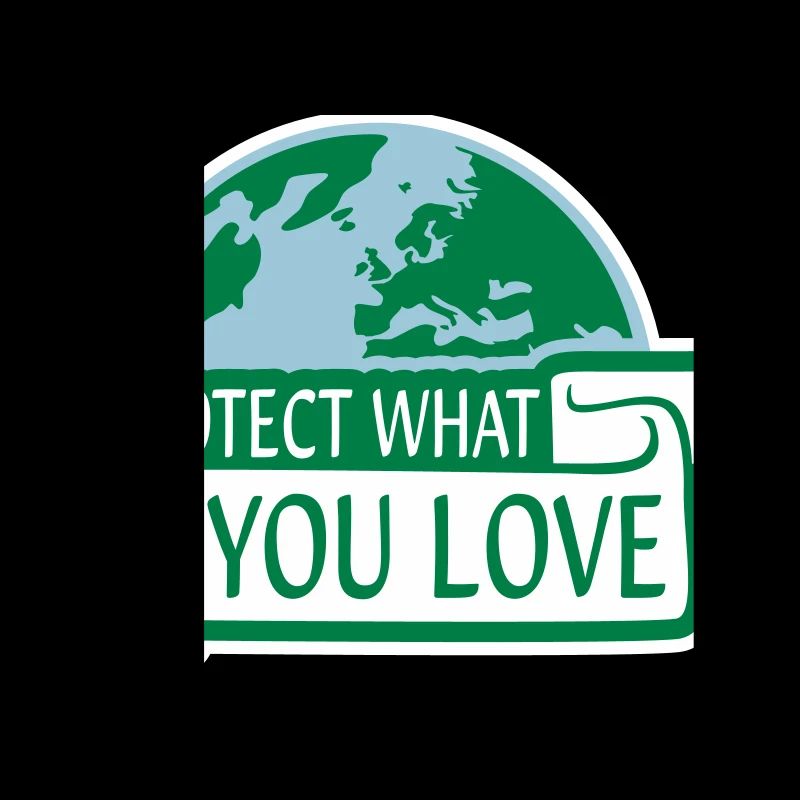 Protect What You Love Nature Protection Statement Logo