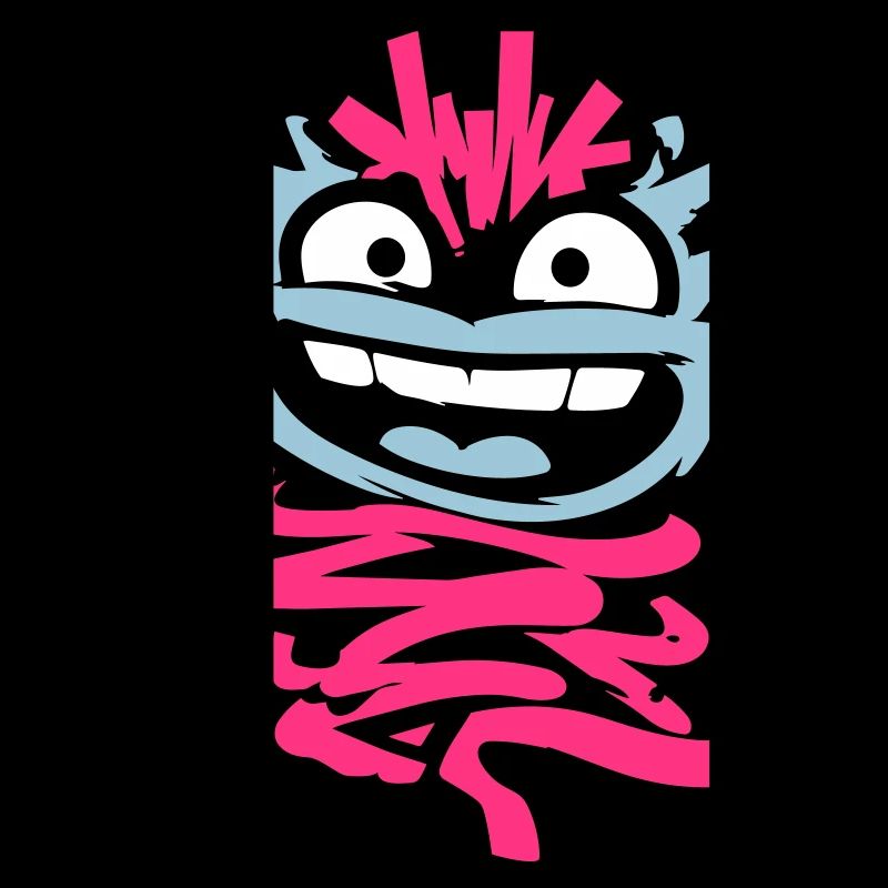 Petits Monstres : Singe punk avec clin d’œil