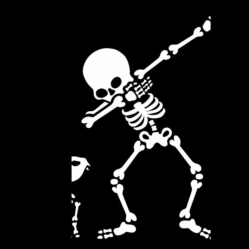 Dab dabbing skeleton Pet Cat Bones