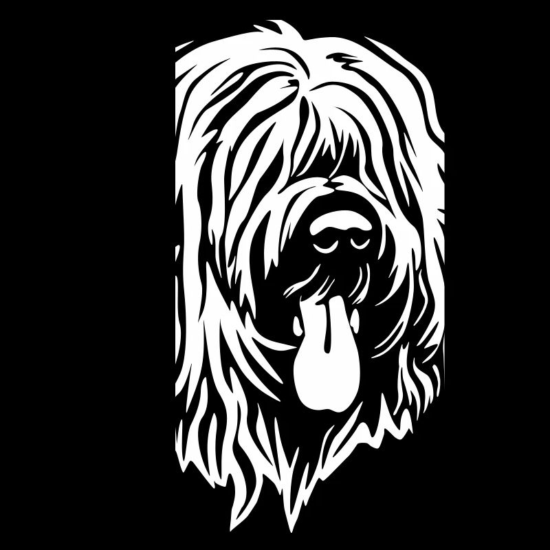 Tête Briard "Black Edition"