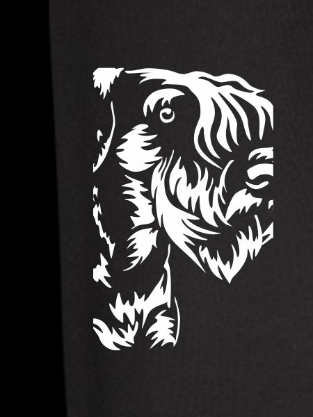 Cesky Terrier Head "Black Edition"