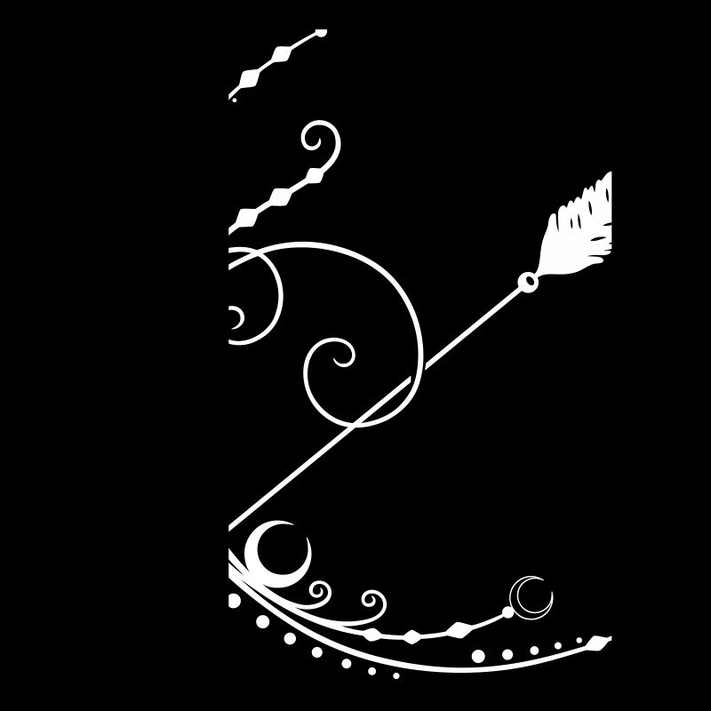 Bow and arrow Moon Crescent