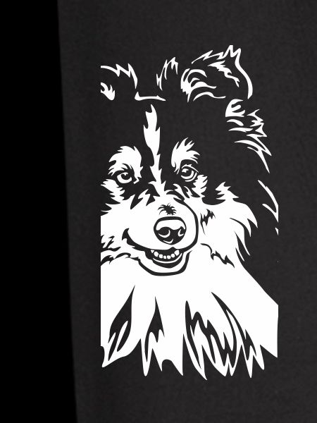 Sheltie Head "Black Edtion"