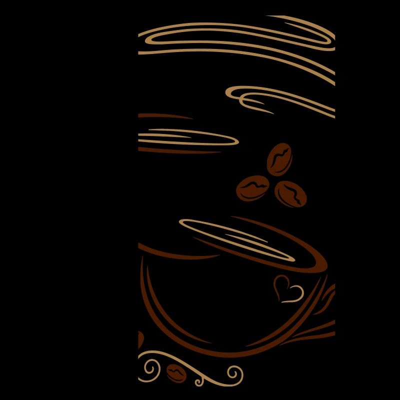 Coffee Cups with coffee beans