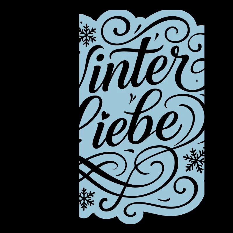 Winter Liebe Herz Winterlich