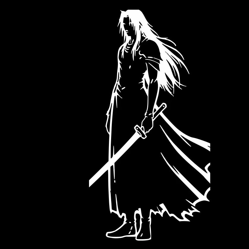 Anime Swordsman Ronin Manga Vector