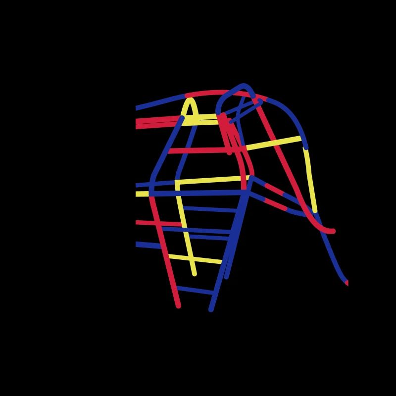 Éléphant grimpeur en RDA