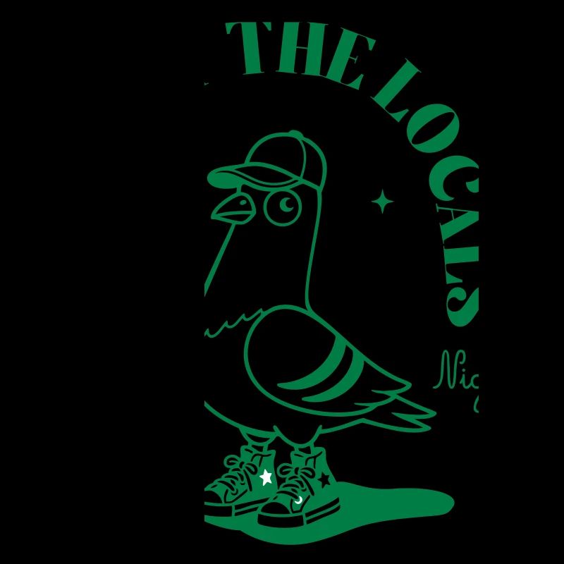 Vogel Sneaker Mascot mit Cap