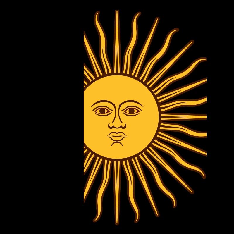 flammende sonne