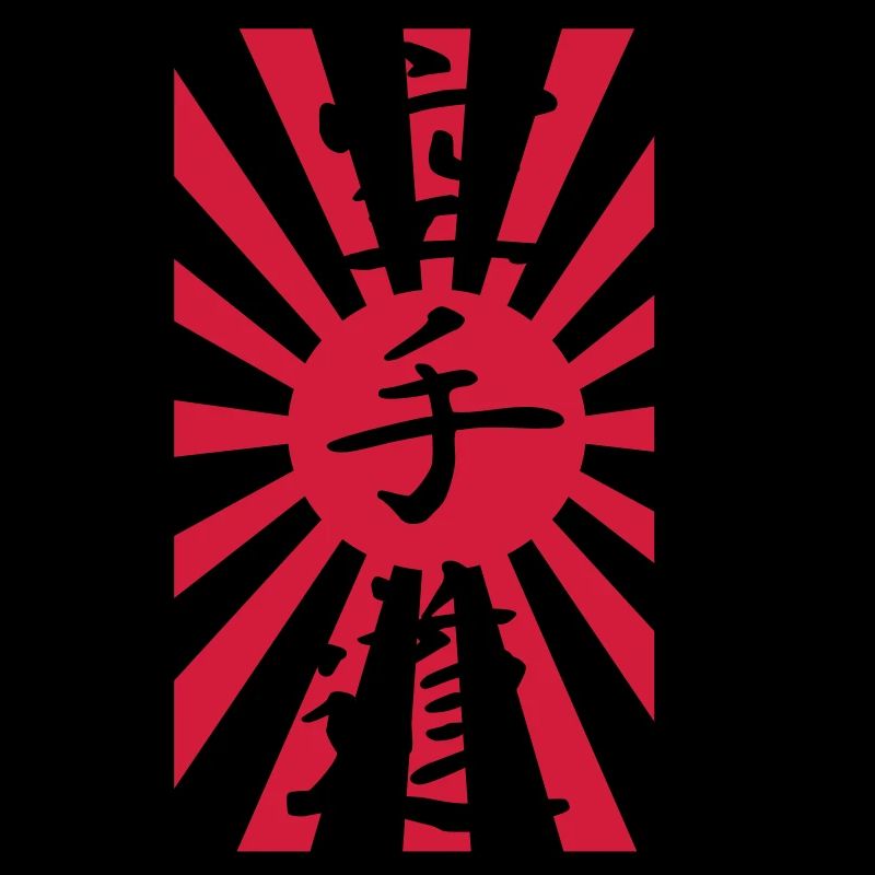 Karate Japan-Flagge