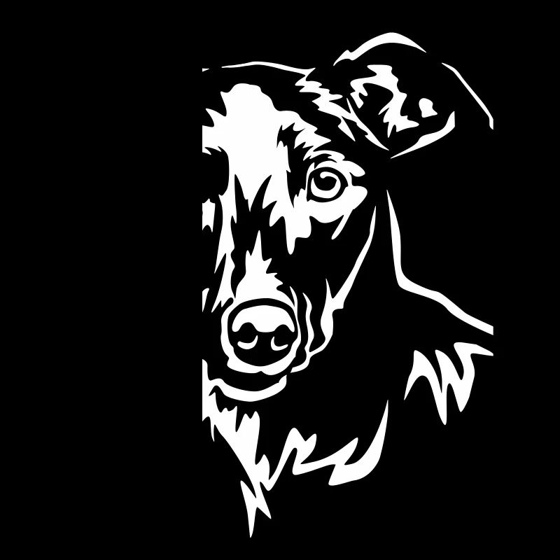 Whippet Kopf "Black Edition"