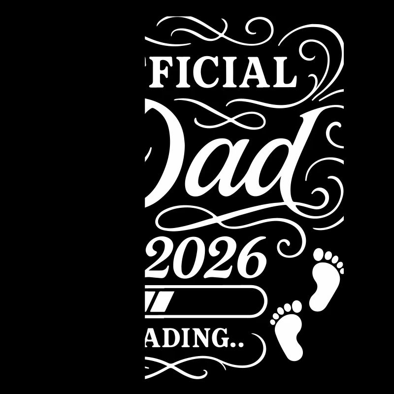 Dad 2026 Papa Loading Vaterschaft