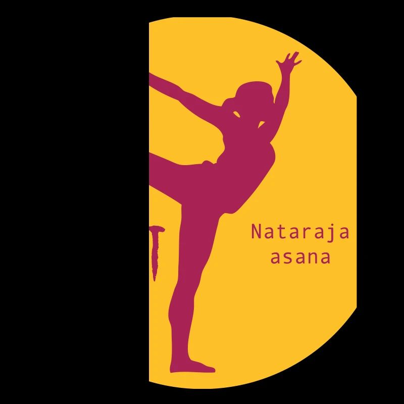 Silhouette de l’Asana de Nataraja