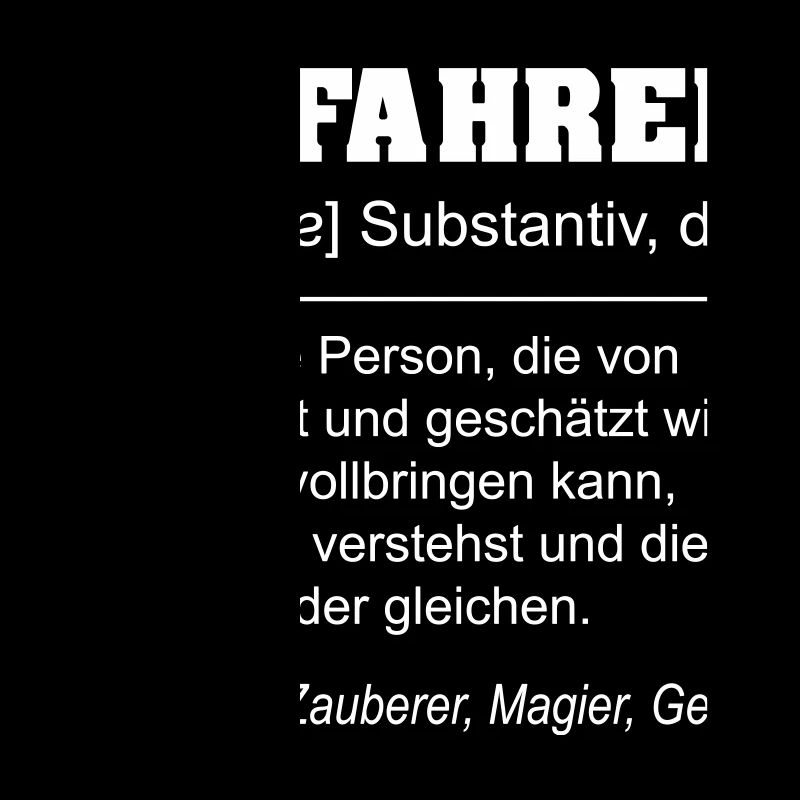 Busfahrer Definition Lustiges Shirt 