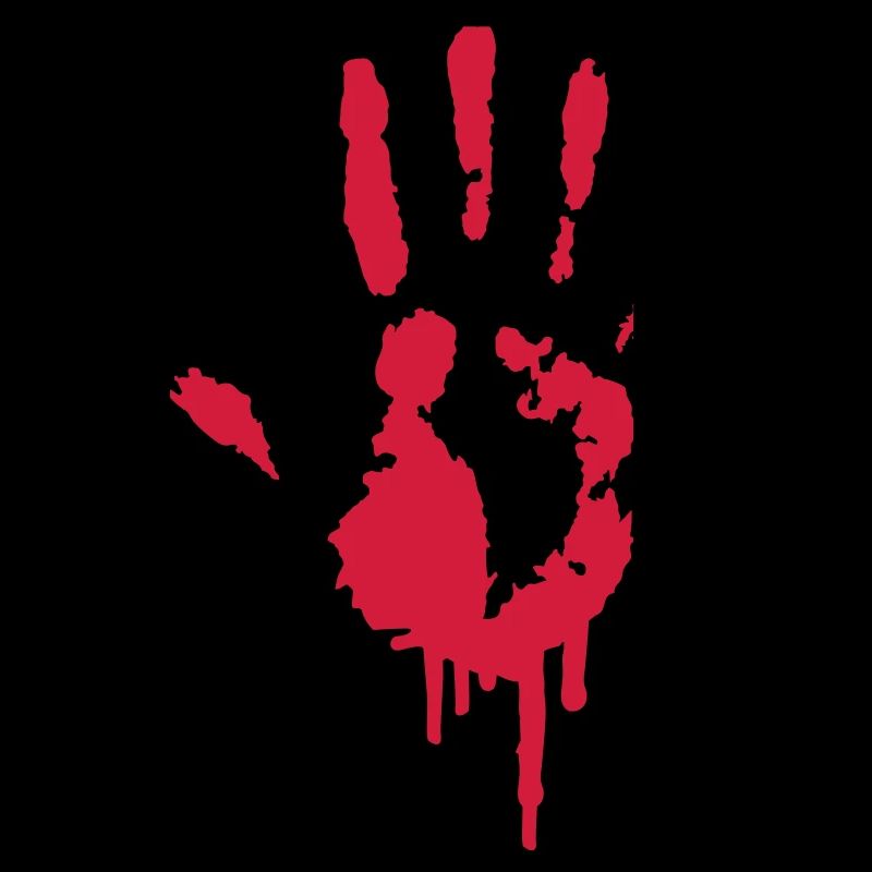 A handprint Graffiti