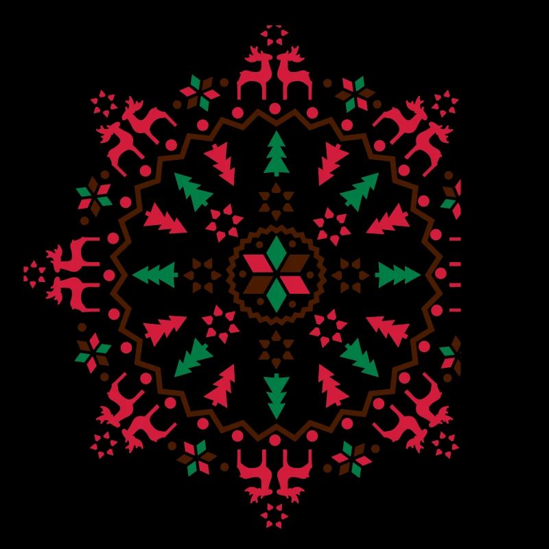 Weihnachts Mandala