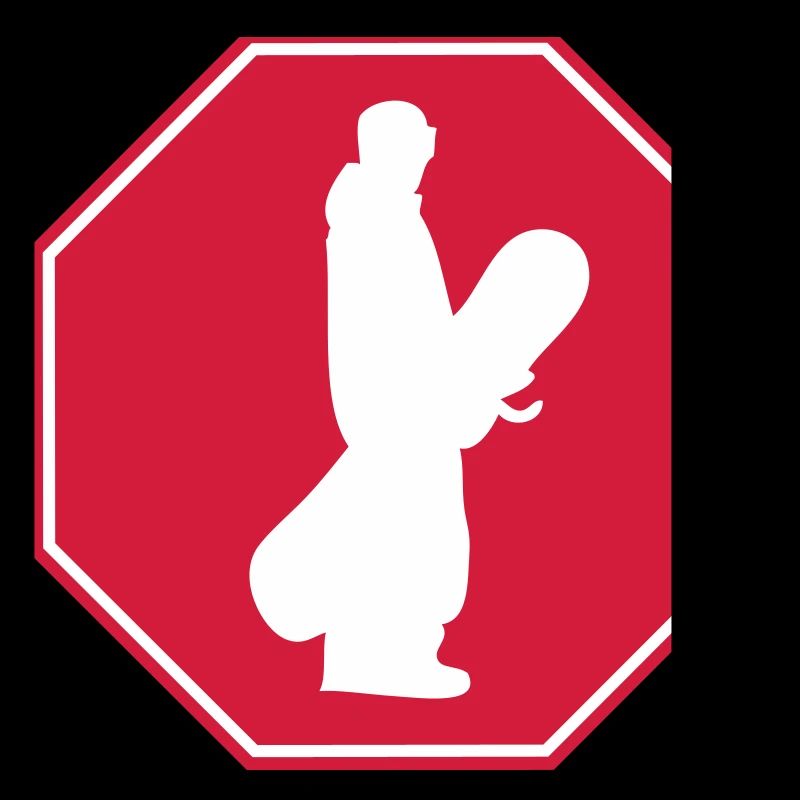 Logo de snowboard