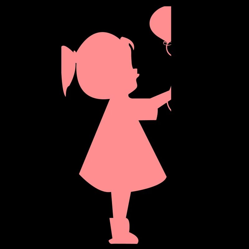 Mädchen mit Luftballon