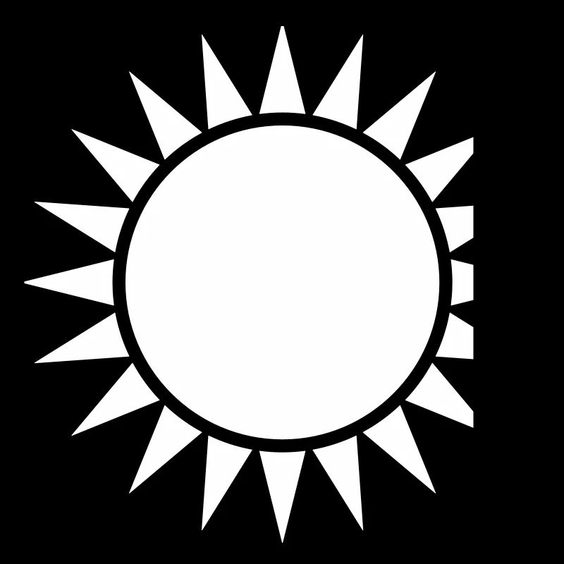 sonne weiss
