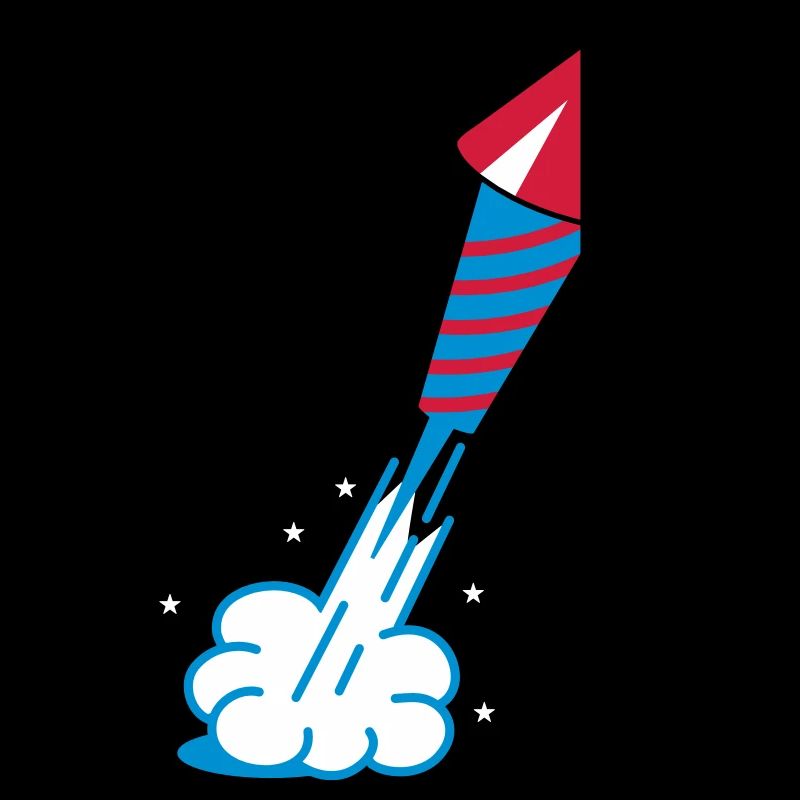 Fireworks rocket launch