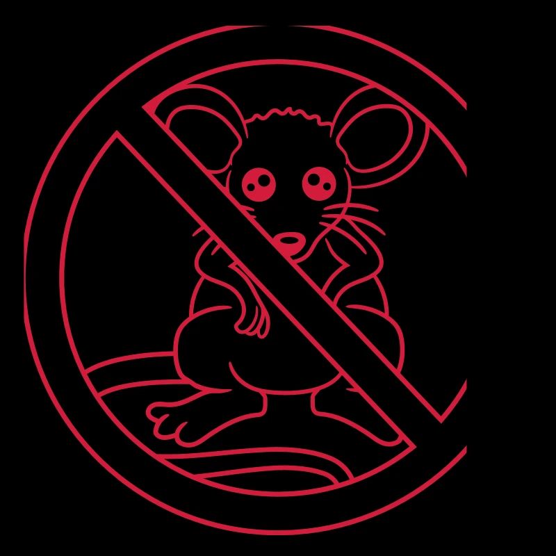 verboten schild durchgestrichen keine maus suess n